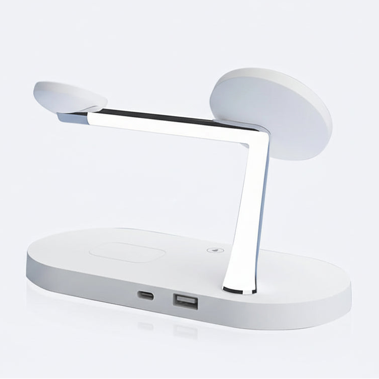 Ultra Wireless Fast Charging Dock/Stand, 3in1 For Samsung Galaxy & Watch, Apple Watch, Airpods & iPhone 12 13 14 15 16 17