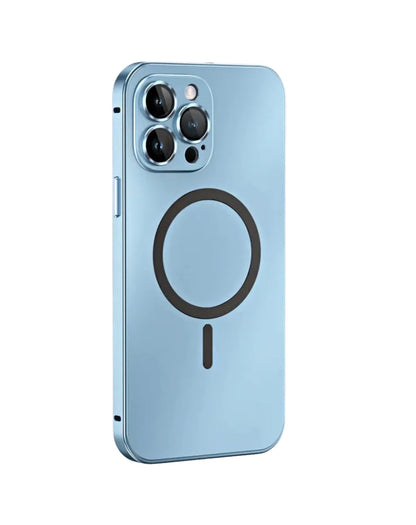 Edge Snap Aluminium Metal Frame Magnetic Magsafe Case For iPhone 12 13 14 15 16 17 Air, Pro, Pro Max