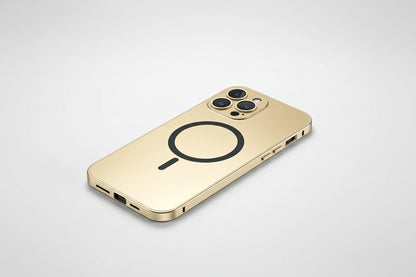 Edge Snap Aluminium Metal Frame Magnetic Magsafe Case For iPhone 12 13 14 15 16 17 Air, Pro, Pro Max