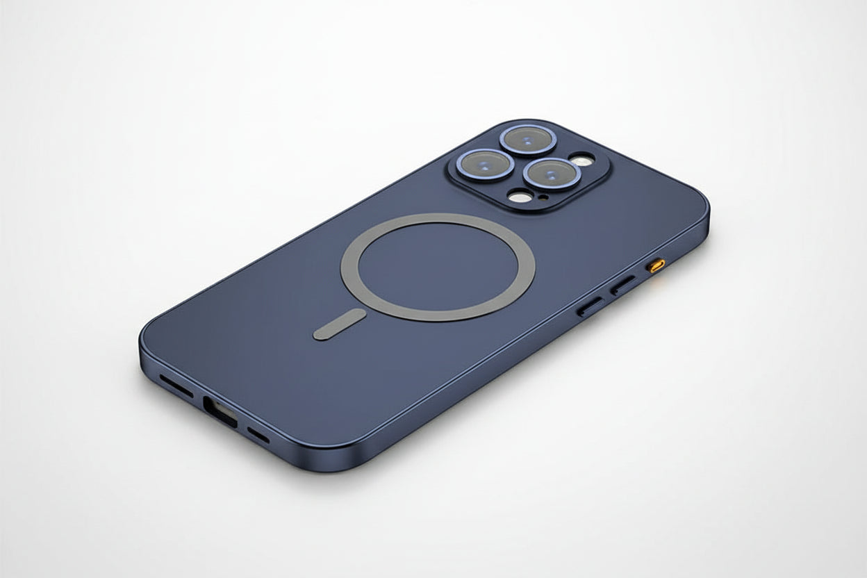 Edge Snap Aluminium Metal Frame Magnetic Magsafe Case For iPhone 12 13 14 15 16 17 Air, Pro, Pro Max