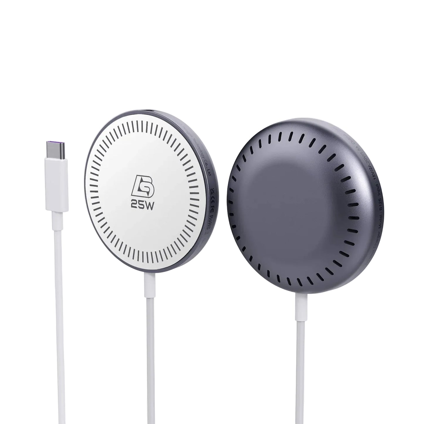 Magnetic Magsafe Qi2.2 25W Fast Charging Wireless Charger for Andriod & Apple iPhone 12, 13, 14, 15, 16, 17 , 17 Pro, 17 Pro Max Qi