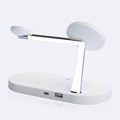 Ultra Wireless Fast Charging Dock/Stand, 3in1 For Samsung Galaxy & Watch, Apple Watch, Airpods & iPhone 12 13 14 15 16 17