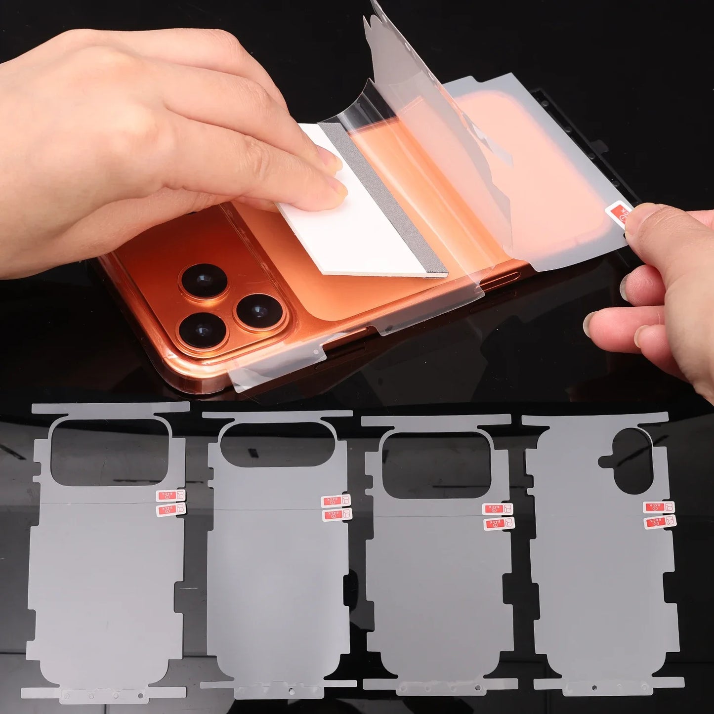 Full Back CLEAR TPU Hydrogel Film Protector for Apple Iphone 16 & 17, Pro, Pro Max