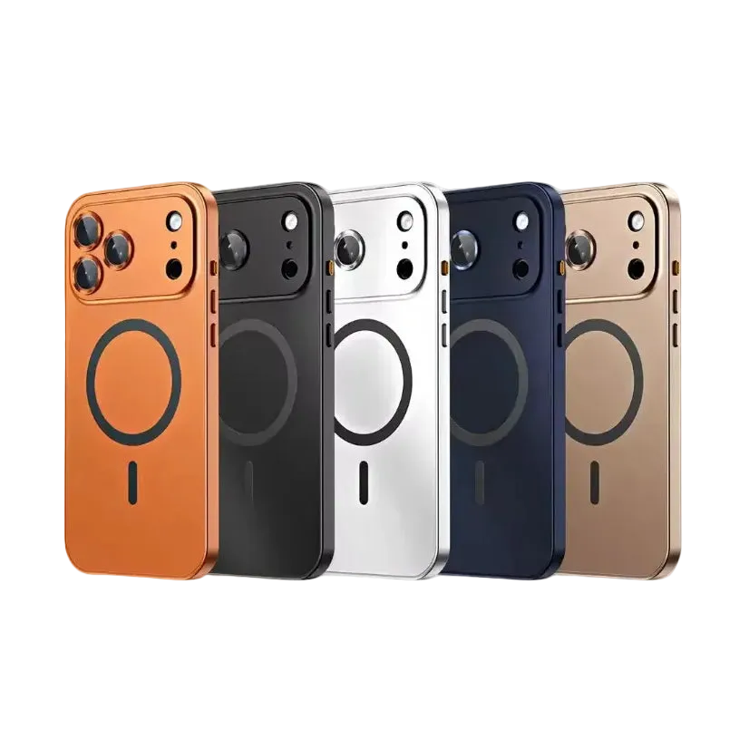 Edge Snap Aluminium Metal Frame Magnetic Magsafe Case For iPhone 12 13 14 15 16 17 Air, Pro, Pro Max