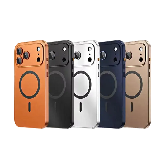 Edge Snap Aluminium Metal Frame Magnetic Magsafe Case For iPhone 12 13 14 15 16 17 Air, Pro, Pro Max