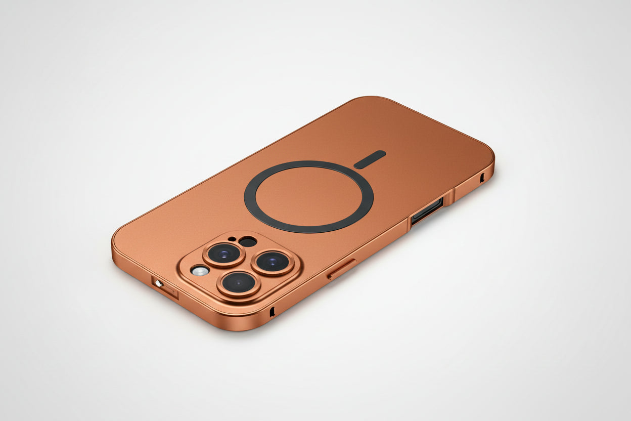 Edge Snap Aluminium Metal Frame Magnetic Magsafe Case For iPhone 12 13 14 15 16 17 Air, Pro, Pro Max