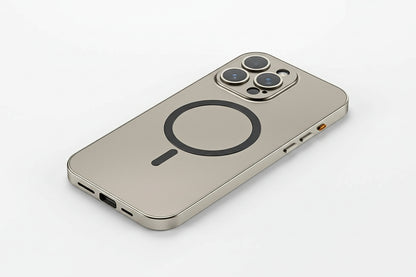 Edge Snap Aluminium Metal Frame Magnetic Magsafe Case For iPhone 12 13 14 15 16 17 Air, Pro, Pro Max